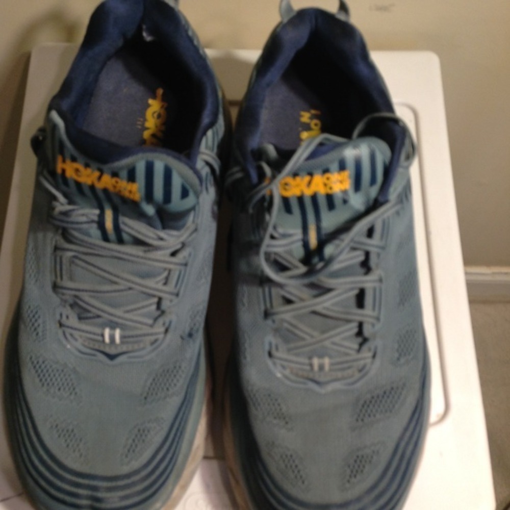 Hoka One One Bondi 6 Wide Blue Men 12.5 (2E)